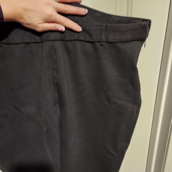 J. Crew Women's Ponte Gray Charcoal Slim Ankle Pants Size 20 - Picture 6 of 8